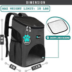 PetAmi Small Dogs and Cat Backpack Carrier, Airline Approved Pet Backpack - Image 2