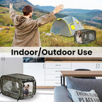 Beatrice Home Fashions Portable, Collapsible, Pop Up Kennel Travel Cat and Dog - Image 6