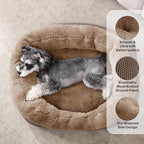 INVENHO Large Dog Beds Large Sized, Washable Orthopedic Warming Soft Sleeping - Image 2
