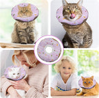 Cat Cone Collar Soft, Adjustable Cat Recovery Collar Kitten Cones to Stop - Image 7