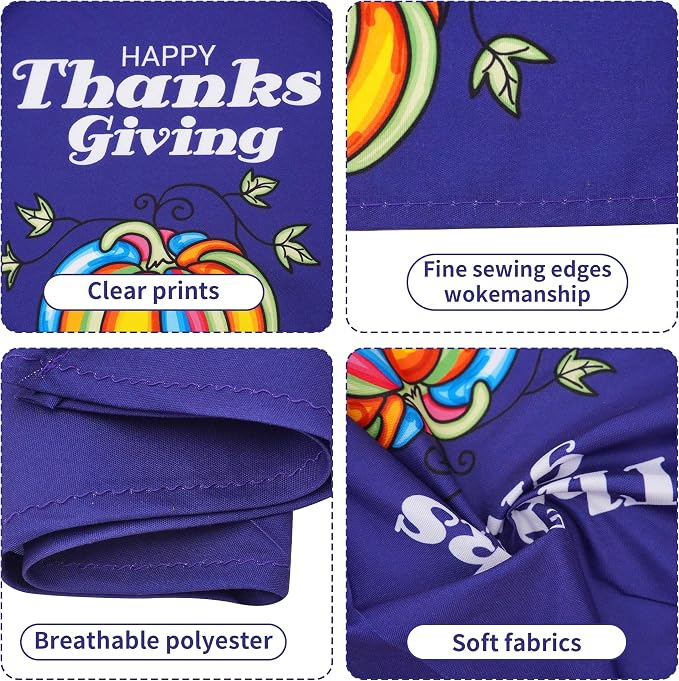 30 Pcs Halloween Thanksgiving Dog Bandanas Bulk Stitch Dog Bandanas - Image 3