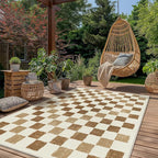 GENIMO Outdoor Rug for Patio Clearance, Lightweight Waterproof RV Camping Mat - Image 3