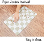 Ralxion Checkered Dog Feeding Mat, Absorbent Mats - Image 5