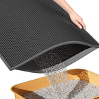 ESTHELLO Cat Litter Mat, Cat Litter Trapping Mat, Honeycomb Double Layer Design by ESTHELLO