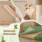 Yaheetech Cactus Cat Tree, 42in Cat Tower - Image 8