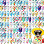 Sweetude 100 Pieces Dog Bandanas Bulk, Bandanas by Sweetude