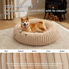 Bedsure ComfyFleece™ Donut Large Dog Bed - Image 4