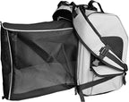 Expandable Pet Backpack Carrier – Dog & Cat, Bonus 2 Collapsible Pet Bowls - Image 3