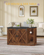 Cat Litter Box Enclosure, Hidden Litter Box Cabinet Furniture - Image 2