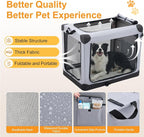 Dog Travel Crate 42 Inch, Portable Soft-Sided Travel Carriers - Image 5