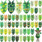 Chunful 50 Pcs St. Patrick's Day Dog Bandanas Bulk by Chunful