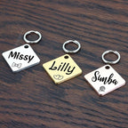 Ultra Joys Cat ID Tag Personalized Pet Tags, Durable Stainless Steel Small Pet - Image 2