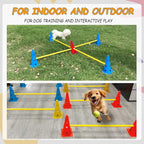 Dog Agility Hurdle Cone Set, Dog Agility Set Include 12 Agility Cones 6 Agility - Image 7