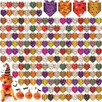 Aliceset 180 Pcs Halloween Dog Bandanas Bulk Halloween Bandana by Aliceset