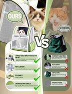 Green Cat Backpack Carrier - Image 3