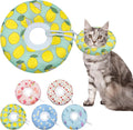 Cat Cone Collar Soft, Adjustable Cat Recovery Collars Kitten Cones to Stop by Seyezo