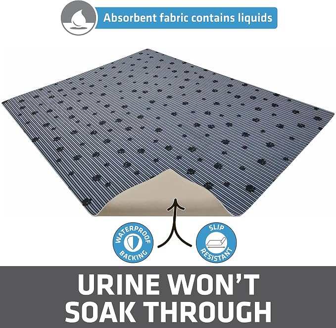 Drymate Cat Litter Box Mat, Litter Trapping Mat, Waterproof, Urine-Proof - Image 3