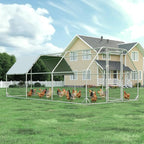 Large Metal Chicken Coop, Walk-in Chicken Run by 4ever2buy