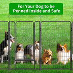 Dog Playpen Outdoor Extra Wide 8 Piece Panels Heavy Duty Dog Fence 50" Height - Image 5