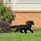 Running Cavalier King Charles Spaniel Garden Statue Gift – Rustproof Metal - Image 4