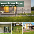 15 Panels Decorative Garden Fence - Image 6