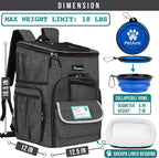 PetAmi Dog Backpack Carrier, Airline Approved Cat Backpacks - Image 6