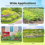 19Pcs Decorative Garden Fence, 20in/20.5ft Rustproof Metal Fences Animal - Image 6