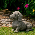 Dachshund Statue 6.7'' x 4.7'' Garden Decor - Image 8