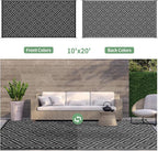 GENIMO Outdoor Rug Waterproof, Lightweight Large RV Camping Mat - Image 4
