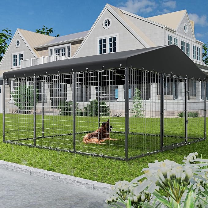 Dog Kennel Outdoor, Large Dog Fence - Image 8