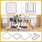 Dog Playpen, 32/40/45 Inch Height in Heavy Duty, Folding Indoor Outdoor - Image 5