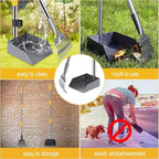 Niubya Pooper Scooper for Dogs, Metal Poop Scooper Tray and Rake Set - Image 5
