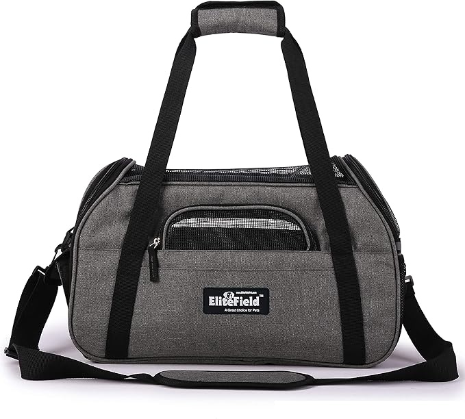 EliteField Soft Pet Carrier Soft Sided Dog Puppy Cat Carrier Travel Bag - Image 7