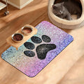 Pet Feeding Mat, Dog Paw Absorbent Dog Cat Food Mat Dog Mat by Unknown