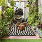 GENIMO Outdoor Rugs 8x10 Waterproof, Reversible Mats, Area Plastic Straw Rug - Image 3