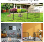Dog Playpen 32 inch 32 Panels Indoor Outdoor Dog Pen - Image 8