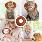 Cat Cone Collar Soft, Adjustable Cat Recovery Collar Kitten Cones to Stop - Image 7