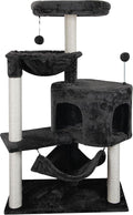YUNIQUE Cat Tree with Cat Condo and Big Hammock by YUNIQUE