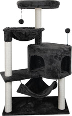 YUNIQUE Cat Tree with Cat Condo and Big Hammock by YUNIQUE