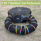 Outdoor Cat Enclosures, Cat Playground Portable Mesh Tent, Outside Circle - Image 5
