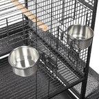 Yaheetech 69-inch Wrought Iron Rolling Large Parrot Bird Cage - Image 7
