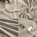 Fleece Throw Blanket Bulk Fleece Blankets Solid Lightweight Warm Soft Cozy - Image 3
