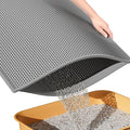 ESTHELLO Cat Litter Mat Large, Cat Litter Trapping Mat, Honeycomb Double Layer by ESTHELLO