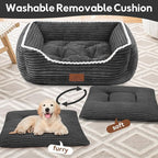 Orthopedic Dog Bed for Medium Dogs, Dog Sofa Beds Supportive Foam Pet Couch Bed - Image 4