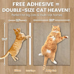 Cat Scratching Board, Large Wide Corrugate Cat Scratcher - Image 7