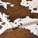 Bnuitland Brown Cow Print Throw Blanket - Image 8
