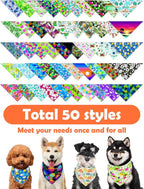 PET SHOW 50 Pack Hawaiian Dog Bandanas Bulk - Image 5