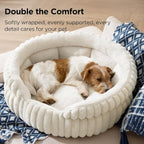 Bedsure ComfyFleece™ Medium Dog Bed, Washable Cute Pet Bed, Super Soft Corduroy - Image 2