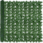 Artificial Ivy Privacy Fence Wall Screen, 48x120 in UV-Anti Faux Greenery by ODTORYHOME
