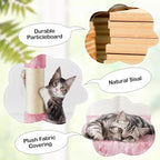 Yaheetech XL Cat Tree, 80in Multi-Level Cat Tower w/Scratching Posts, Double - Image 5